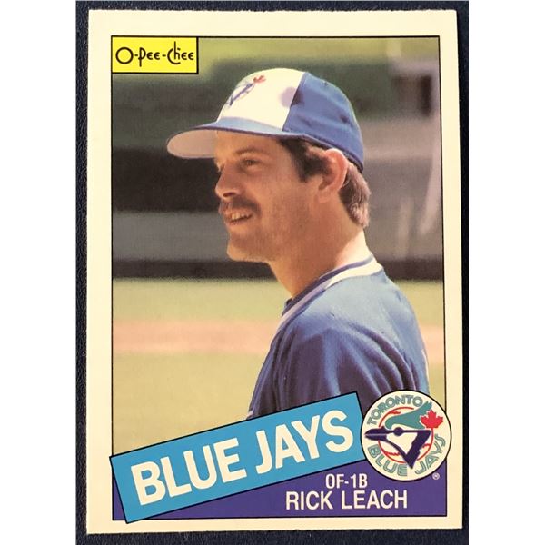 1985 O-PEE-CHEE BASEBALL RICK LEACH