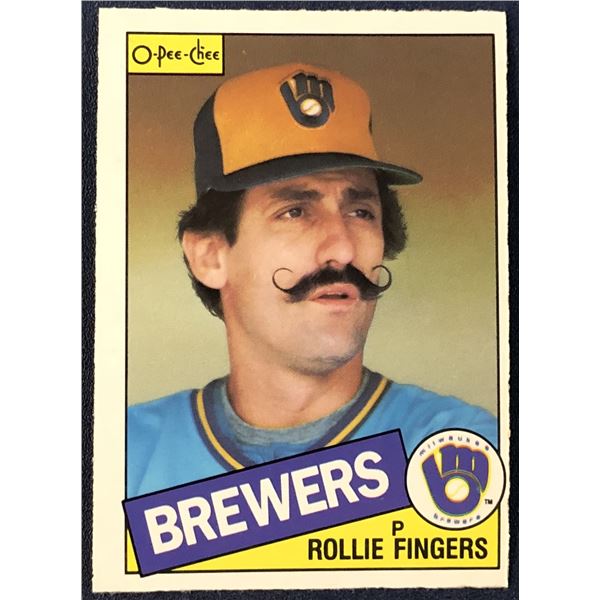 1985 O-PEE-CHEE BASEBALL ROLLIE FINGERS (HOF)