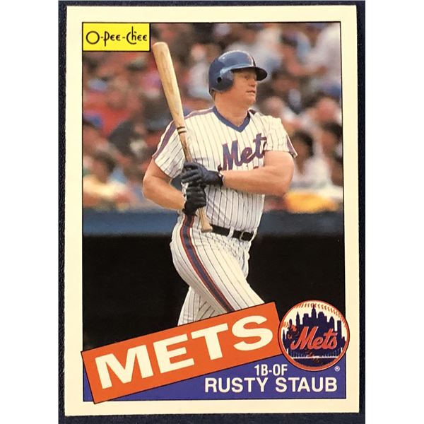1985 O-PEE-CHEE BASEBALL RUSTY STAUB