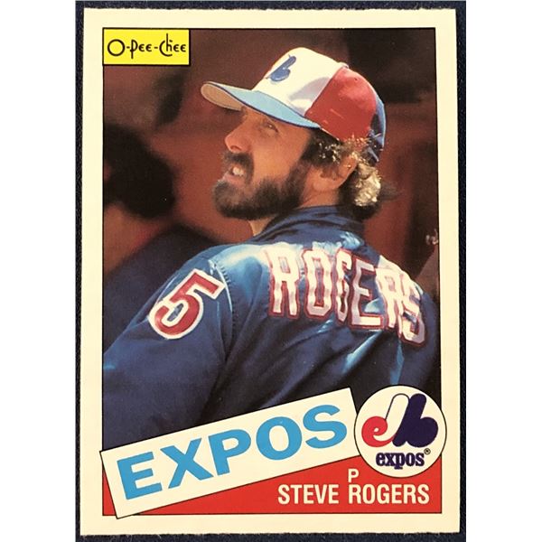 1985 O-PEE-CHEE BASEBALL STEVE ROGERS