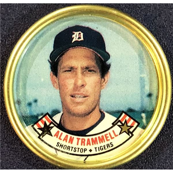 1988 TOPPS BASEBALL COIN ALAN TRAMMELL (HOF)