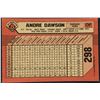 Image 2 : 1989 BOWMAN ANDRE DAWSON (HOF)