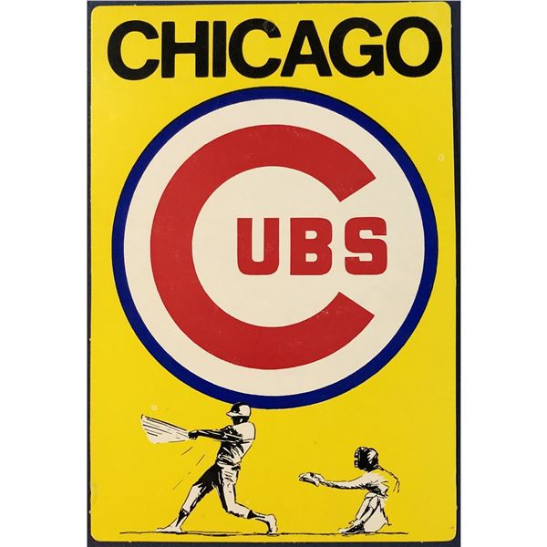 CHICAGO CUBS WALL HANGER