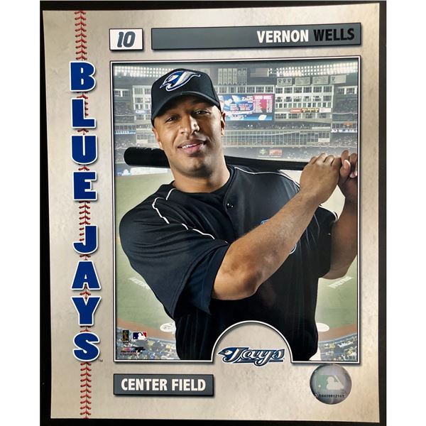TORONTO BLUE JAYS VERNON WELLS 8x10" PROMO GLOSSY