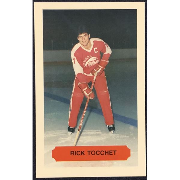 1983-84 OHL SOO GREYHOUNDS POLICE CARD - RICK TOCCHET