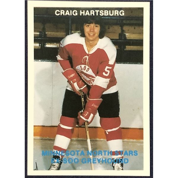 1987-88 OHL SOO GREYHOUNDS POLICE CARD - CRAIG HARTSBURG