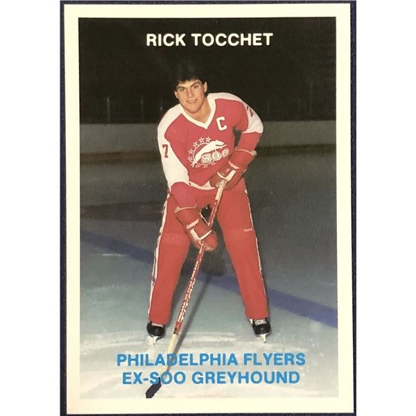 1987-88 OHL SOO GREYHOUNDS POLICE CARD - RICK TOCCHET