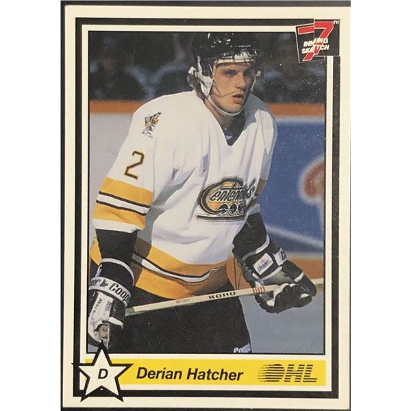1990-91 JUNIOR CARD - DERIAN HATCHER