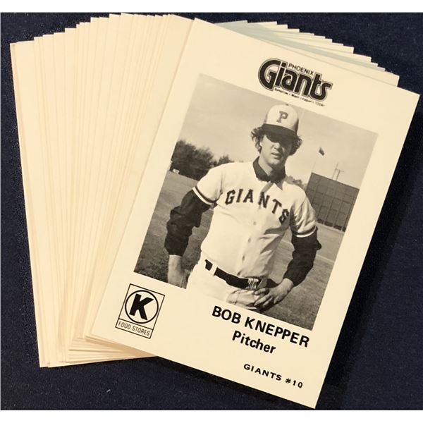 1975 MiLB PHOENIX GIANTS TEAM SET - BOB KNEPPER