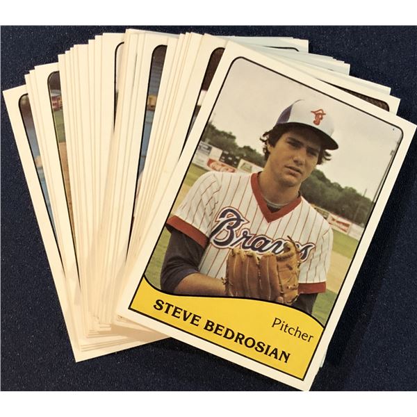 1979 MiLB SAVANNAH BRAVES TEAM SET - STEVE BEDROSIAN