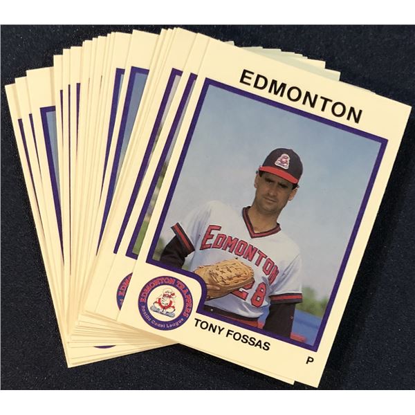 1987 PRO CARDS MiLB EDMONTON TRAPPERS TEAM SET