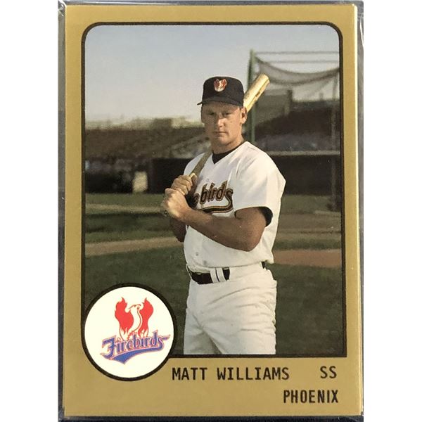 1988 PRO CARDS MiLB PHOENIX FIREBIRDS TEAM SET (MATT WILLIAMS)