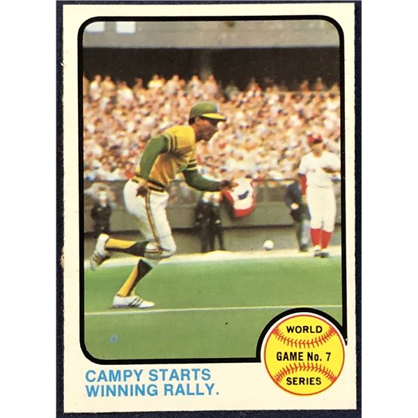 1973 TOPPS BASEBALL WORLD SERIES