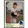 Image 1 : 1973 TOPPS BASEBALL WOODY FRYMAN