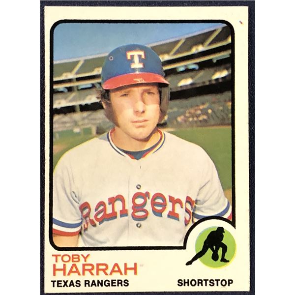 1973 TOPPS BASEBALL TOBY HARRAH