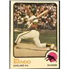 Image 1 : 1973 TOPPS BASEBALL SAL BANDO
