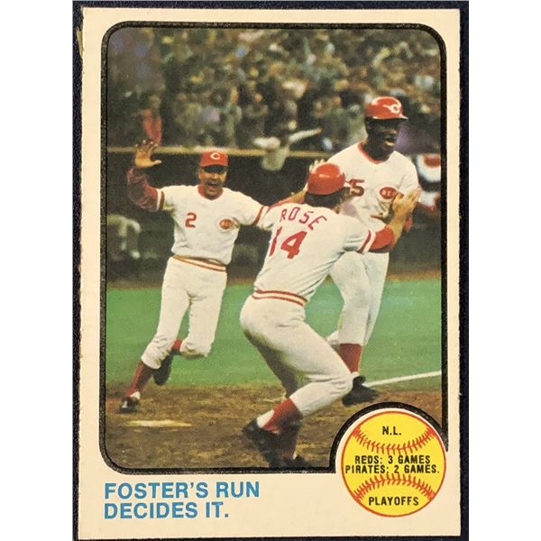 1973 TOPPS BASEBALL PLAYOFFS