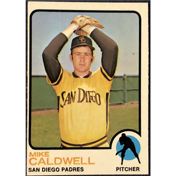 1973 TOPPS BASEBALL MIKE CALDWELL ROOKIE CARD
