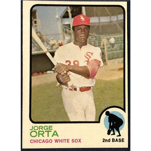 1973 TOPPS BASEBALL JORGE ORTA ROOKIE CARD
