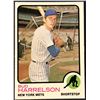 Image 1 : 1973 TOPPS BASEBALL BUD HARRELSON