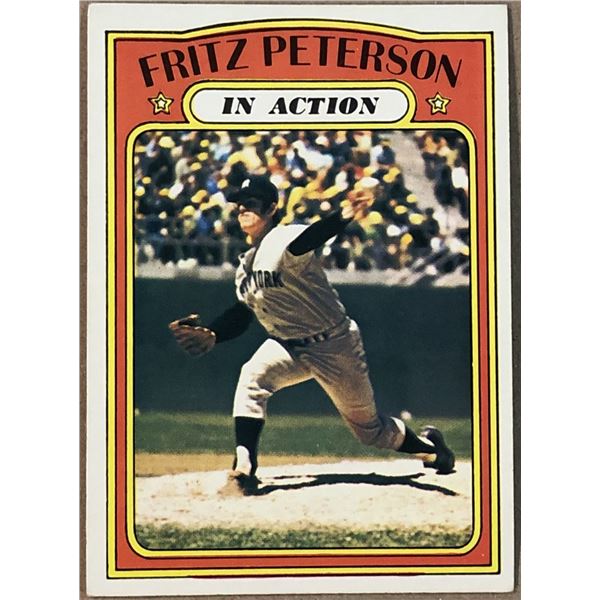 1972 TOPPS FRITZ PETERSON