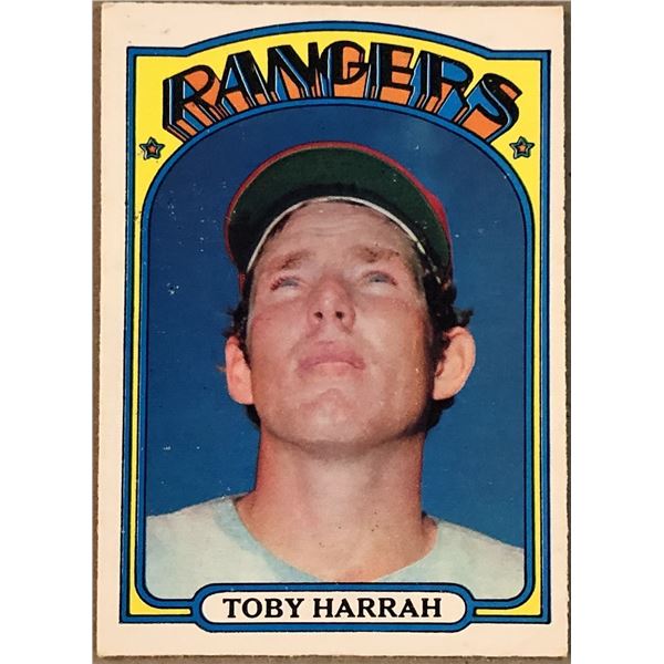 1972 O-PEE-CHEE TOBY HARRAH ROOKIE CARD