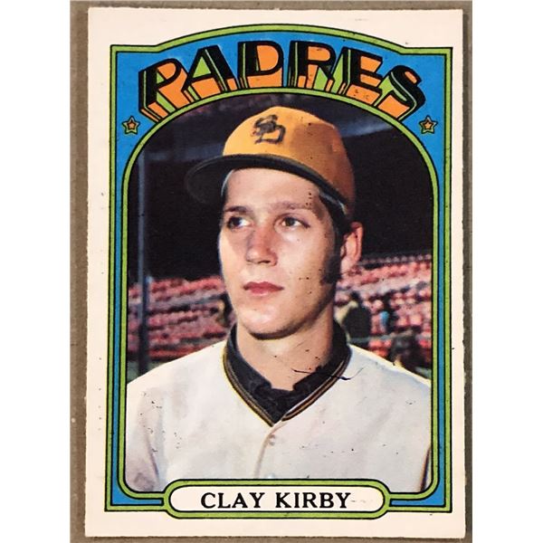 1972 O-PEE-CHEE CLAY KIRBY