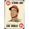 Image 1 : 1968 TOPPS BASEBALL GAME INSERT - STEVE HARGAN
