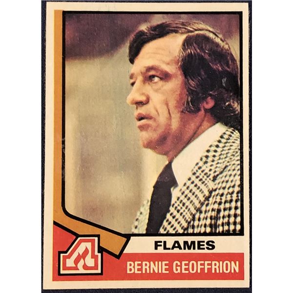 1974-75 TOPPS HOCKEY BERNIE GEOFFRION (HOF)