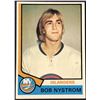 Image 1 : 1974-75 TOPPS HOCKEY BOB NYSTROM ROOKIE CARD