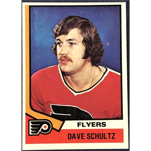 1974-75 TOPPS HOCKEY DAVE SCHULTZ