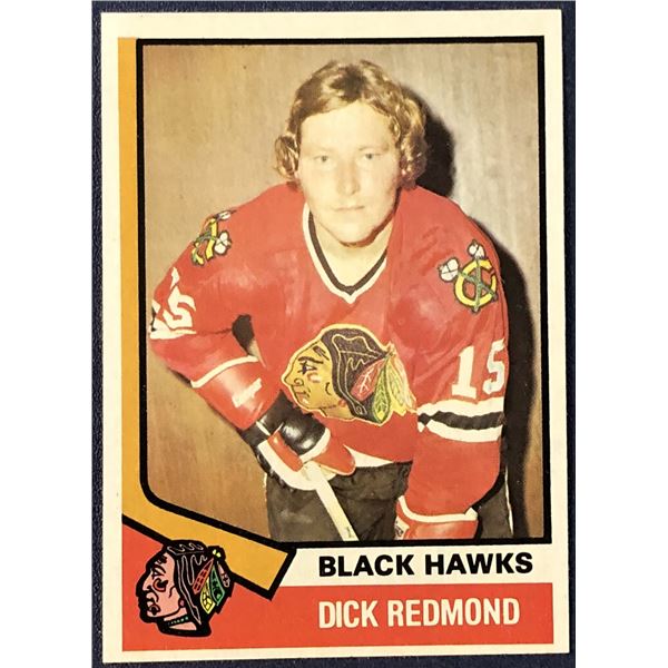 1974-75 TOPPS HOCKEY DICK REDMOND