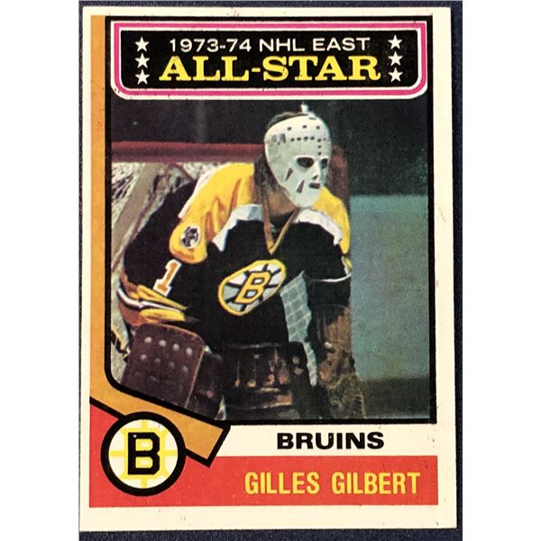 1974-75 TOPPS HOCKEY GILLES GILBERT