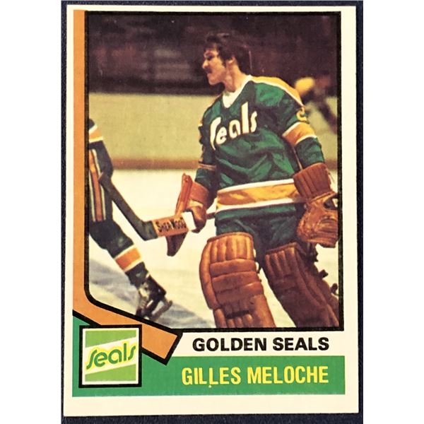 1974-75 TOPPS HOCKEY GILLES MELOCHE