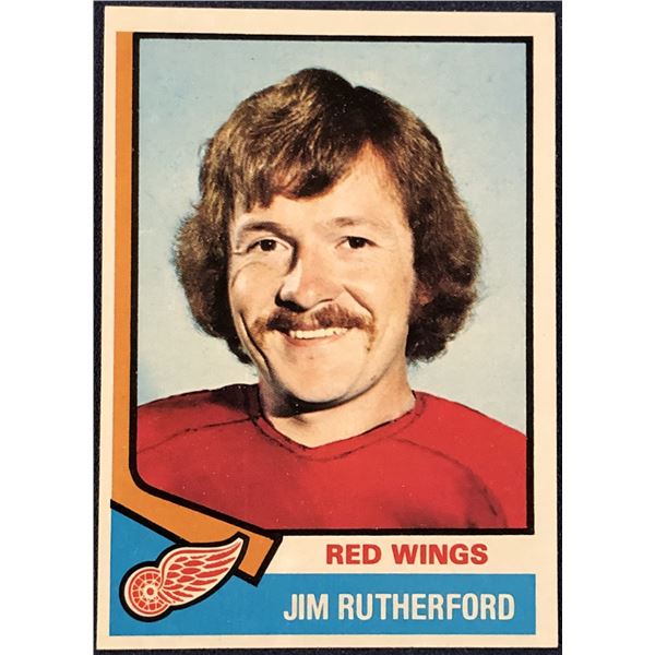 1974-75 TOPPS HOCKEY JIM RUTHERFORD