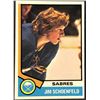 Image 1 : 1974-75 TOPPS HOCKEY JIM SCHOENFELD