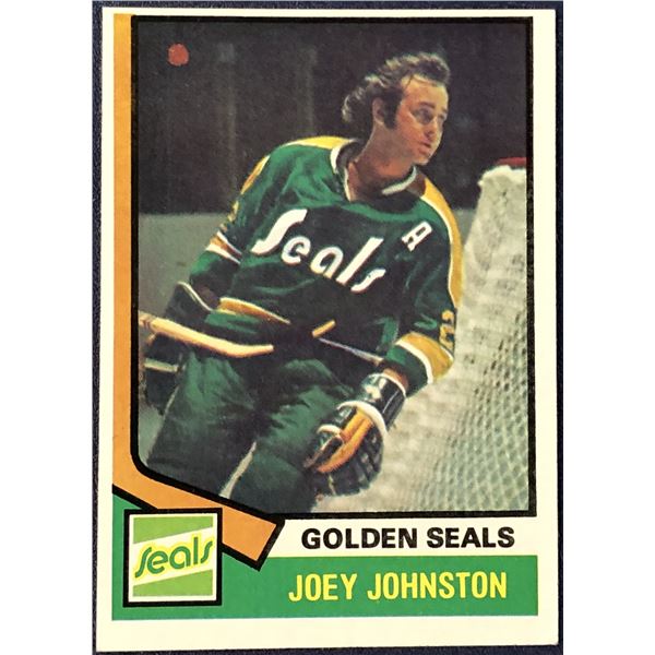 1974-75 TOPPS HOCKEY JOEY JOHNSTON