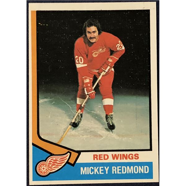 1974-75 TOPPS HOCKEY MICKEY REDMOND