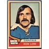 Image 1 : 1974-75 TOPPS HOCKEY RON LOW
