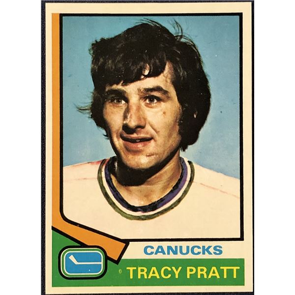 1974-75 TOPPS HOCKEY TRACY PRATT