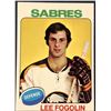 Image 1 : 1975-76 TOPPS NHL LEE FOGOLIN ROOKIE CARD