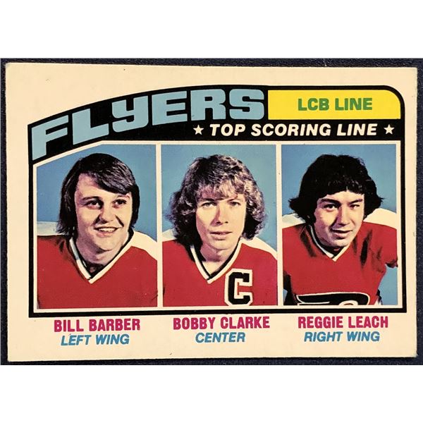 1976-77 O-PEE-CHEE NHL FLYERS H.O.F. LINE