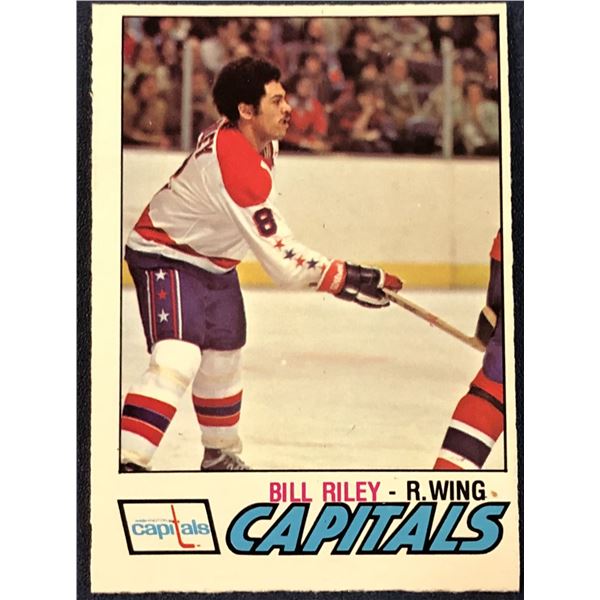 1977-78 O-PEE-CHEE NHL BILL RILEY ROOKIE CARD