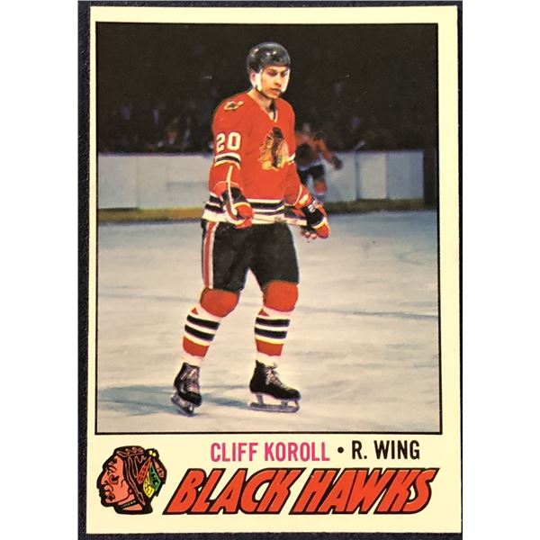 1977-78 O-PEE-CHEE NHL CLIFF KOROLL