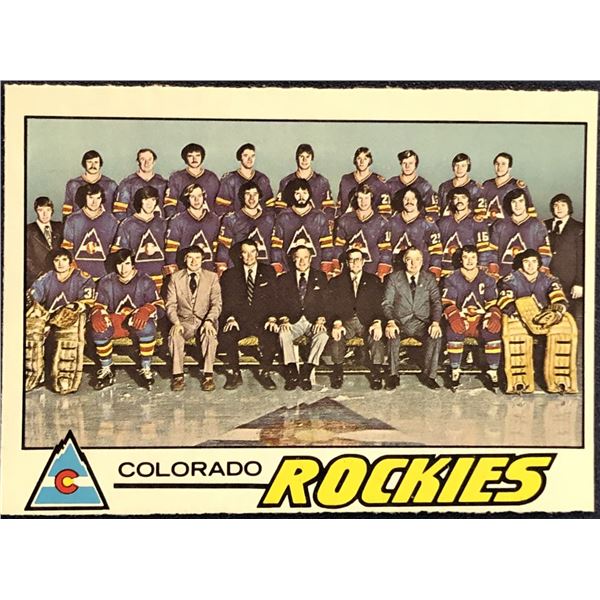 1977-78 O-PEE-CHEE NHL COLORADO ROCKIES