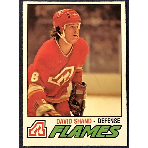 1977-78 O-PEE-CHEE NHL DAVID SHAND ROOKIE CARD