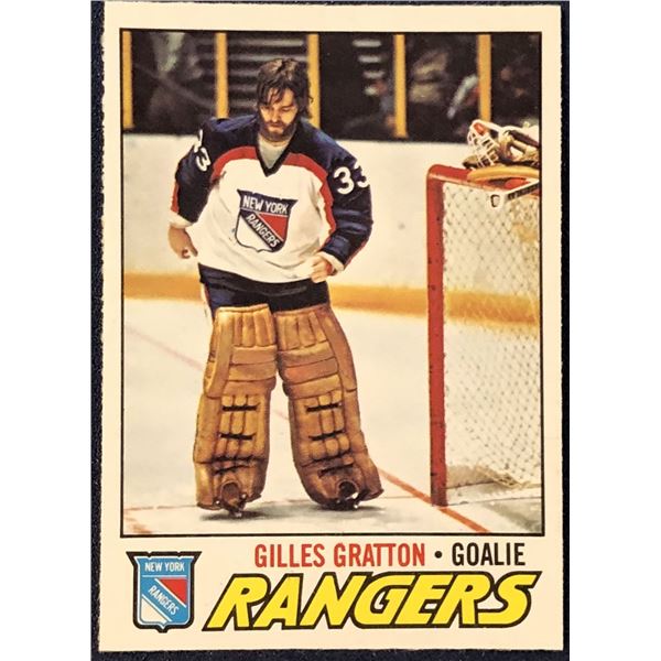 1977-78 O-PEE-CHEE NHL GILLES GRATTON ROOKIE CARD