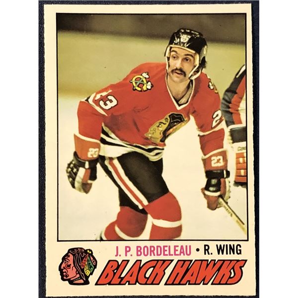 1977-78 O-PEE-CHEE NHL J.P. BORDELEAU