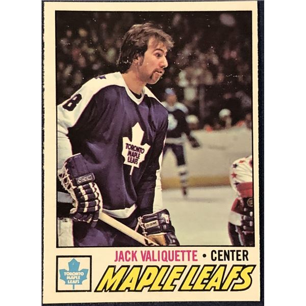 1977-78 O-PEE-CHEE NHL JACK VALIQUETTE