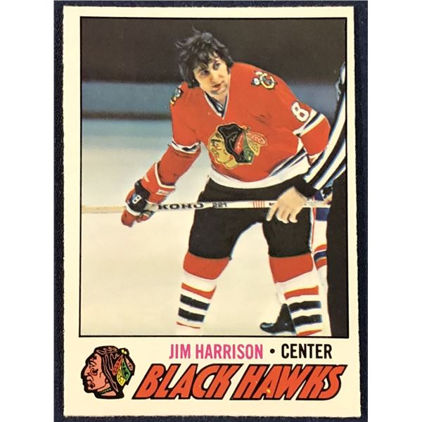 1977-78 O-PEE-CHEE NHL JIM HARRISON